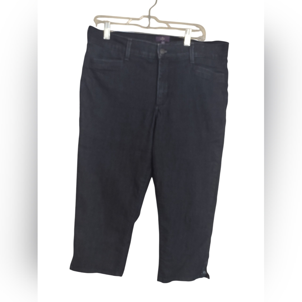Women's NYDJ Capri Jeans 16 Casual Normcore Mature Classic Summer Indigo‎